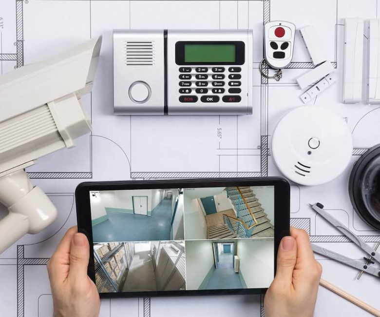 Home security setup