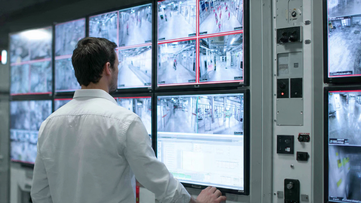 security_manager_reviewing_an_incident_timeline_on(3) CCTV for Offices Sydney