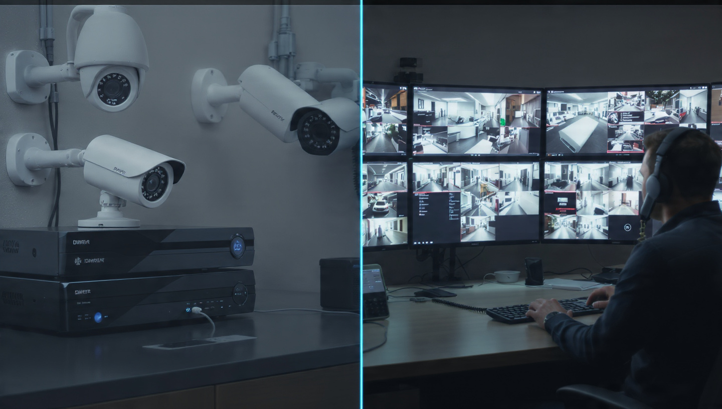 Monitored CCTV vs Recorded CCTV