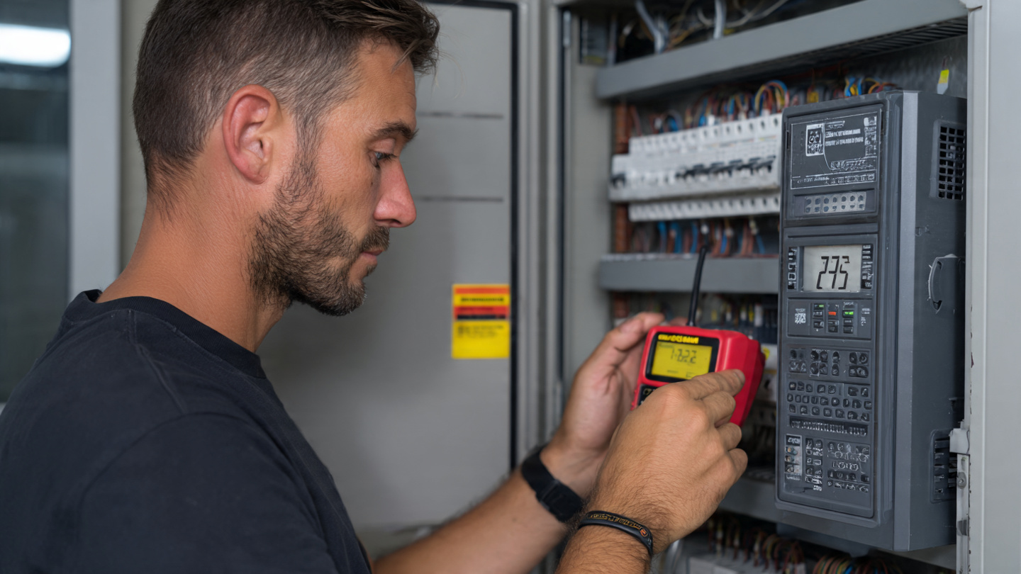 photorealistic-close-up-of-a-commercial-alarm-cont(2) Programmed Maintenance for Security Systems