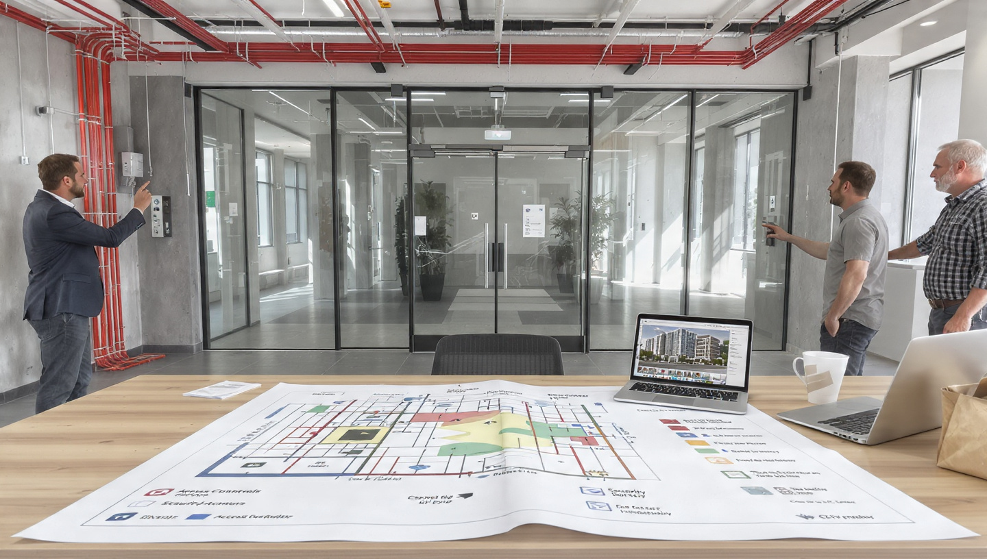 photorealistic-ground-floor-lobby-or-reception-of-(3) Office Fit-Out Security