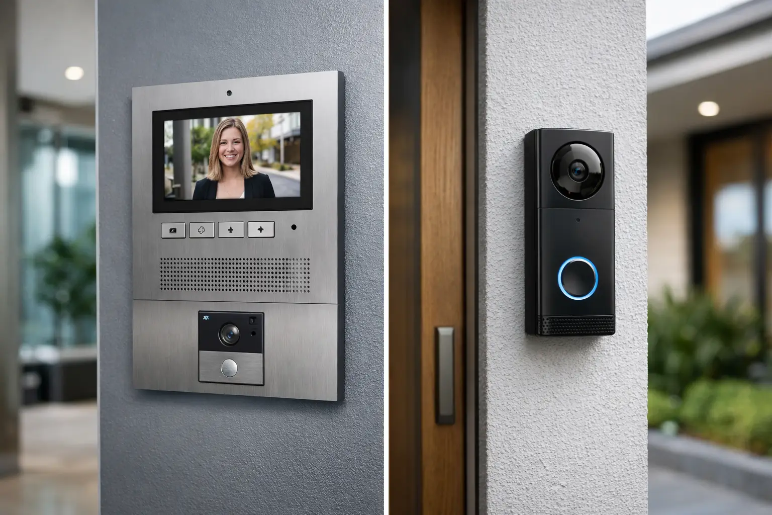 Intercom vs Smart Doorbell Systems Compared
