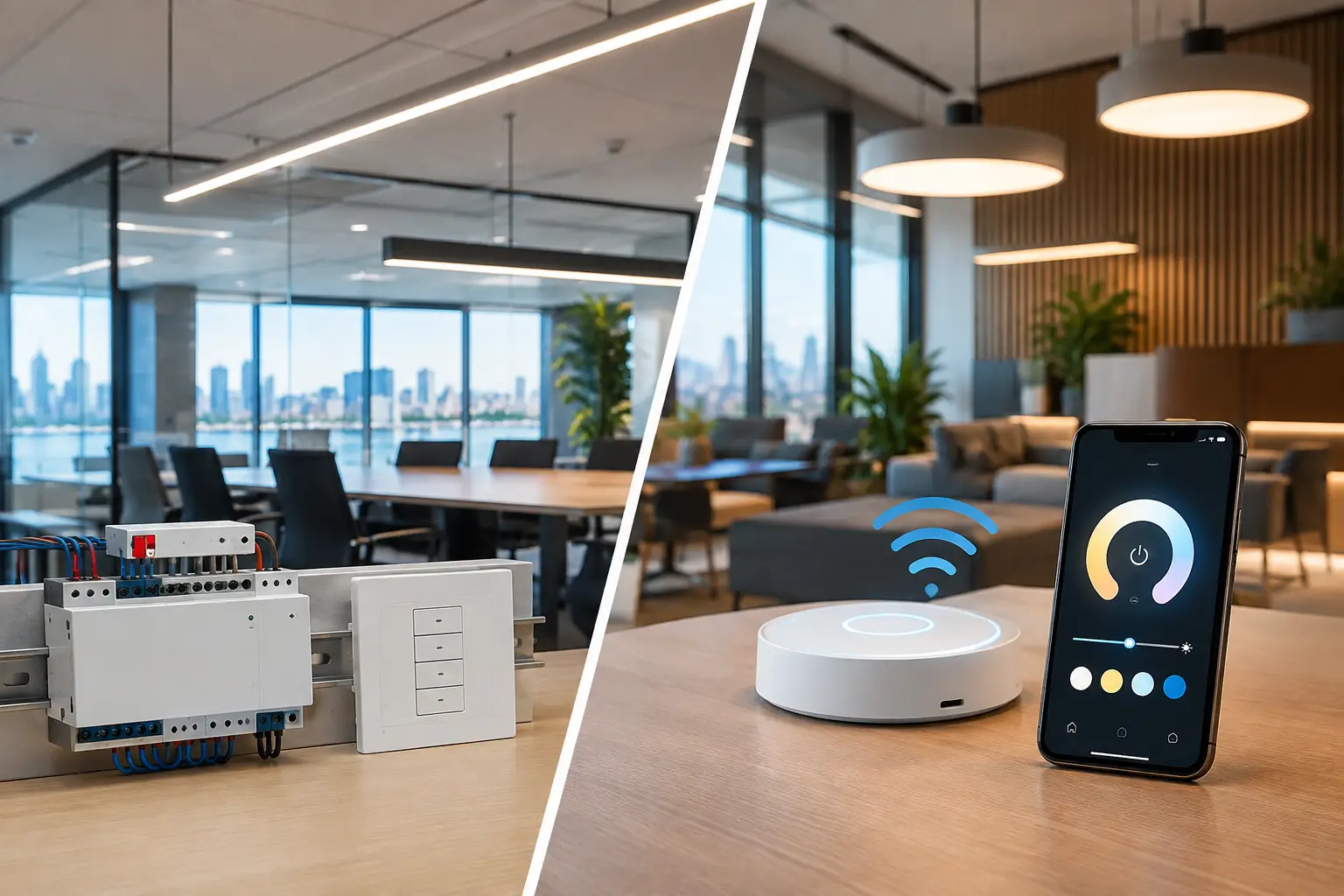 DALI-2 Versus Wireless Lighting for Buildings