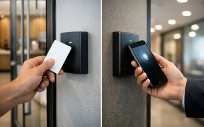 Keycards Versus Mobile Credentials for Access